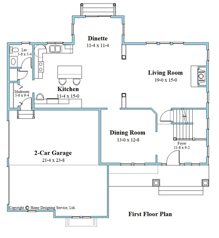 unique first floor plan